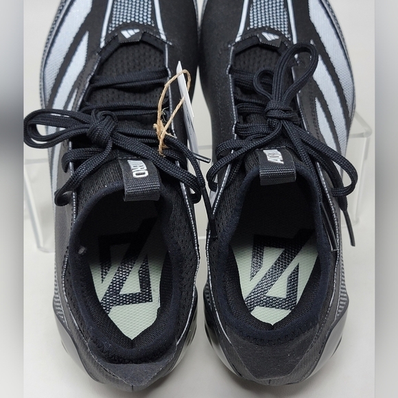 Adidas Adizero Electric.1 IF2426 Black White Football Cleats Men’s Size 7.5 New main image 10